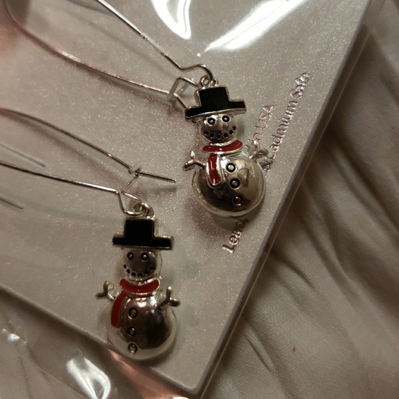 Snowman Earring Set - Picture 2 of 4